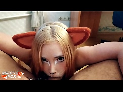 ❤️ Kitsune avalant une bite et du sperme dans sa bouche ❤ Fucking at us ﹏